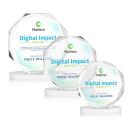 Acadian VividPrint&trade; Award on Alberton Base - White