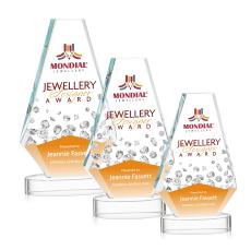 Kingsley VividPrint Award on Alberton Base - Clear - Crystal Awards