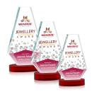 Kingsley VividPrint&trade; Award on Alberton Base - Red