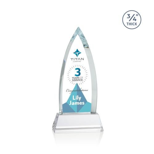 Recognition Awards - Crystal Awards - Shildon VividPrint&trade; Award on Newhaven -  Clear