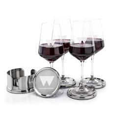 Baldoni Coasters & Breckland Wine Set - Barware