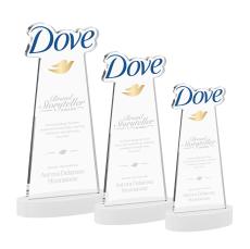 EdgeCraft Award on Alberton Base - White (via Air) - New Items