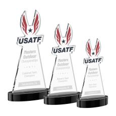 EdgeCraft Award on Alberton Base - Black (via Ocean) - Sales Awards