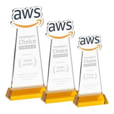 EdgeCraft Award on Hartford Base - Amber (via Ocean) - Over $150