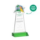 EdgeCraft Award on Mitered Base - Green (via Ocean)