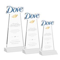 EdgeCraft Award on Mitered Base - White (via Ocean) - New Items