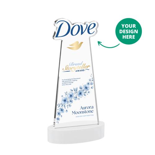 EdgeCraft VividPrint™ on Alberton Base-White (via Ocean) Recognition Awards - Crystal Awards - EdgeCraft VividPrint™ on Alberton Base-White (via Ocean)