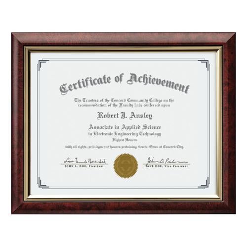 Plaque Awards - Certificate Frames - Trent Certificate  Frame