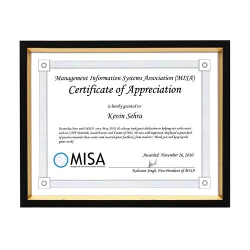 Plaque Awards - Certificate Frames - Napier Certificate Frame