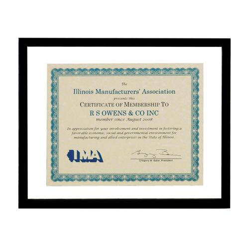 Plaque Awards - Certificate Frames - University 
