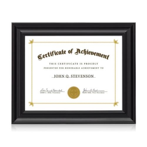 Plaque Awards - Certificate Frames - Stellarton Certificate Frame