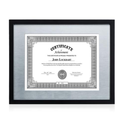 Plaque Awards - Certificate Frames - Cady Certificate Frame 