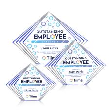 Crawford VividPrint Award - Blue - New Items