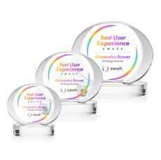 Sheraton VividPrint Award on Base - Clear - Crystal Awards