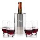 Catania Wine Cooler & Glenarden Stemless Wine Set