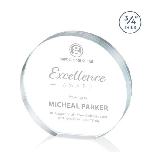 Recognition Awards - Crystal Awards - Gainsborough Circle Award - Clear