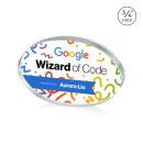 Baldus Oval VividPrint&trade; Award - Clear