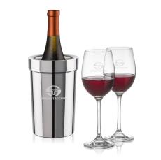 Milano Wine Cooler & Burlington Wine Set - Glasses Sets