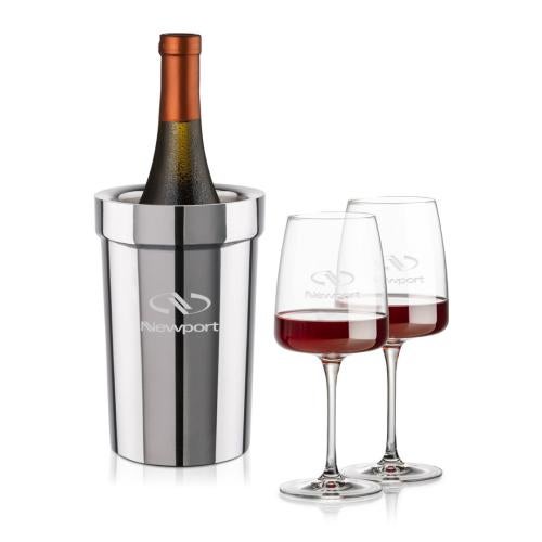 Corporate Gifts - Barware - Wine & Champagne - Wine Coolers - Milano Wine Cooler & Dunhill Wine Set