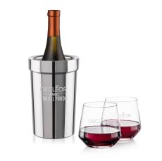 Milano Wine Cooler & Tucson Stemless Wine Set - Wine Coolers