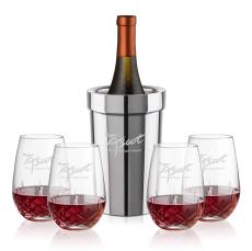 Milano Wine Cooler & Templeton Stemless Wine Set - Wine Accessories