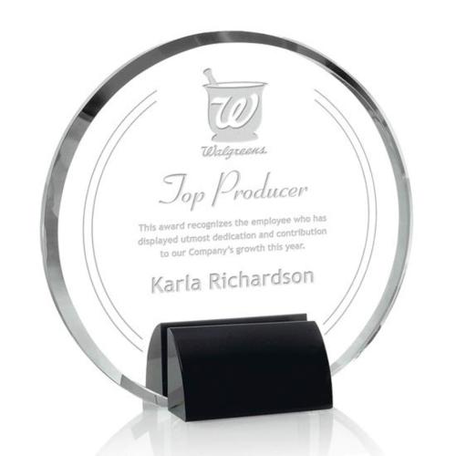 Recognition Awards - Crystal Awards - Olympia Award - Black