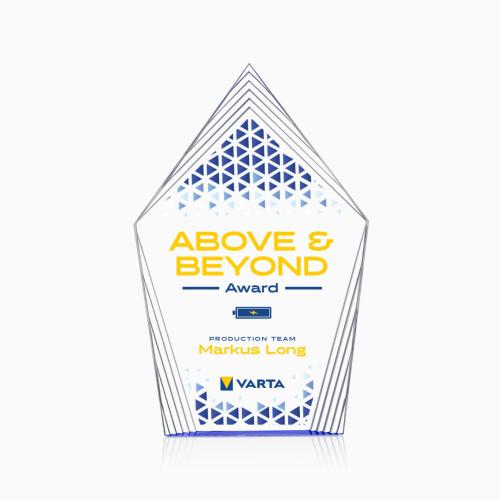 Recognition Awards - Acrylic Awards - Greyson VividPrint&trade; Award - Blue
