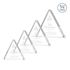 Adler Triangle Award - Clear - Recognition Awards