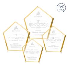 Belmar Pentagon Award - Gold - New Items
