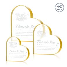 Davina Heart Award - Gold - New Items