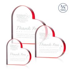 Davina Heart Award - Red - New Items