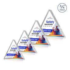 Adler Triangle VividPrint Award - Clear - New Items
