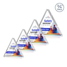 Adler Triangle VividPrint Award - Clear - New Items