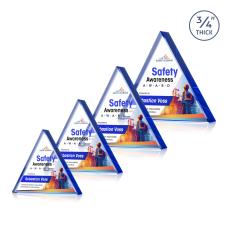 Adler Triangle VividPrint Award - Blue - New Items