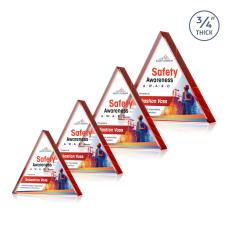 Adler Triangle VividPrint Award - Red - New Items