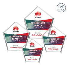  Belmar Pentagon VividPrint Award - Clear - New Items