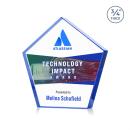 Belmar Pentagon VividPrint&trade; Award - Blue