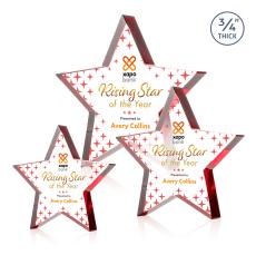 Esna Star VividPrint Award - Red - New Items