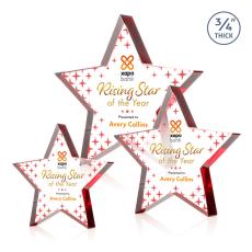 Esna Star VividPrint Award - Red - New Items