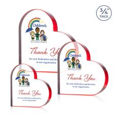  Davina Heart VividPrint Award - Red - New Items