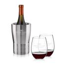 Genoa Wine Cooler & RIEDEL Stemless Wine Set