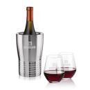 Genoa Wine Cooler & Reina Stemless Wine Set