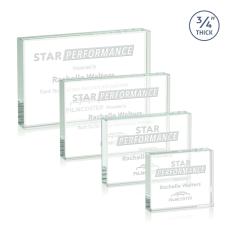 Verona Paperweight - Jade - Crystal Awards