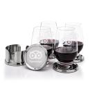 Baldoni Coasters & Glenarden Stemless Wine Set