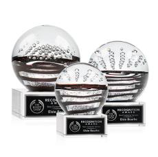 Serenity Award on Hancock Base - Clear - Art Glass Awards