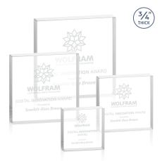 Upton Square Award - Clear - Crystal Awards