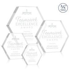 Gilford Hexagon Award - Clear - Shop by Recipient
