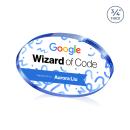 Baldus Oval VividPrint&trade; Award - Blue