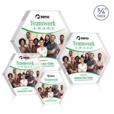 Gilford Hexagon VividPrint Award - Clear - Shop by Recipient