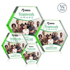 Gilford Hexagon VividPrint Award - Green - Shop by Recipient